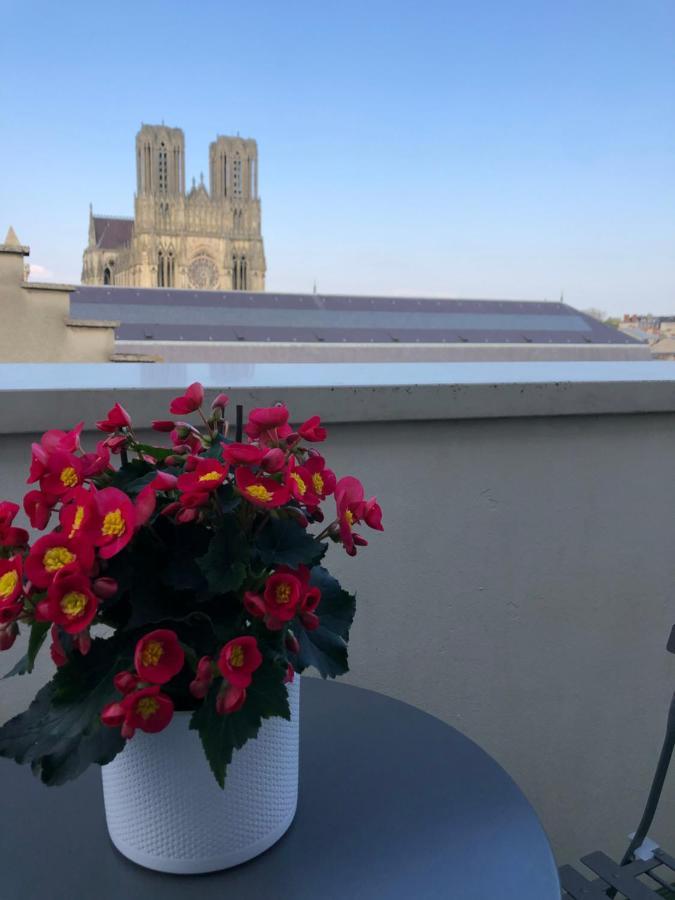 Studio Cosy Vue Cathedrale Reims Eksteriør bilde