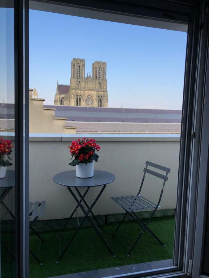 Studio Cosy Vue Cathedrale Reims Eksteriør bilde